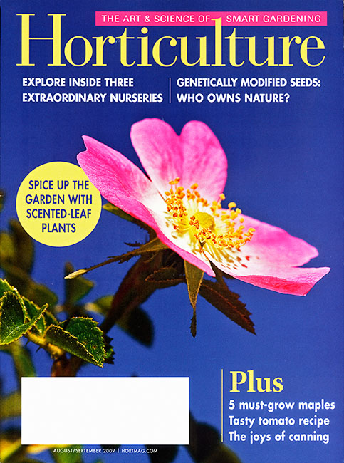 August 2009 Horticulture cover