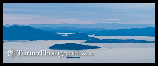 San Juan Islands from Oyster Dome