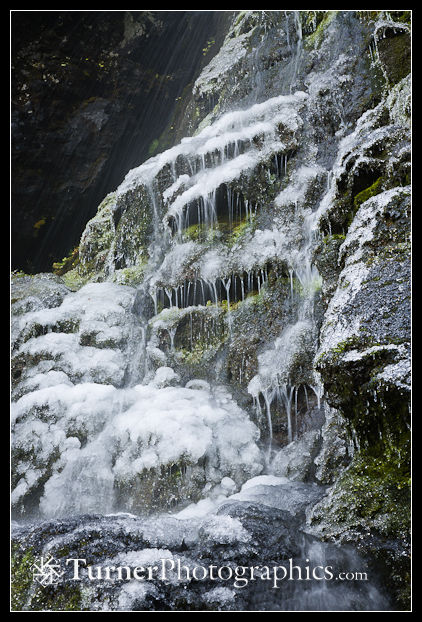 Icy waterfall