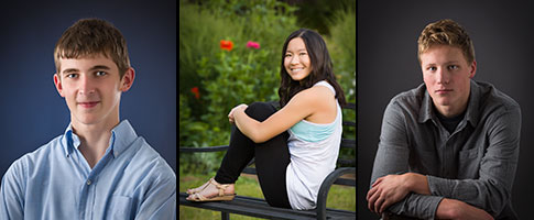 Studio and Garden Senior Portraits