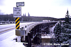 Kiskatinaw River historic bridge