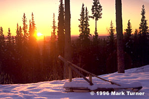Sunrise over Fairbanks
