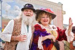 0601167 Dirty Dan look-alike contest winner Jim Rich w/ Diane Phillips, Fairhaven Dirty Dan Days. Bellingham, WA. © Mark Turner