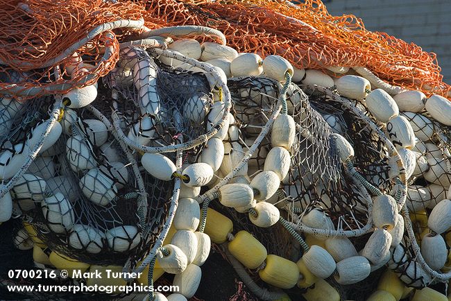 0700216 Fishing nets, Squalicum Harbor. Bellingham, WA. © Mark Turner