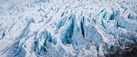 0816675_pan Lower Coleman Glacier deep crevasses. Mt. Baker Wilderness Heliotrope Ridge Tr, WA. © Mark Turner