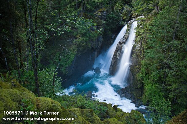 1005571 Nooksack Falls from across Wells Creek. Mt. Baker-Snoqualmie NF, WA. © Mark Turner