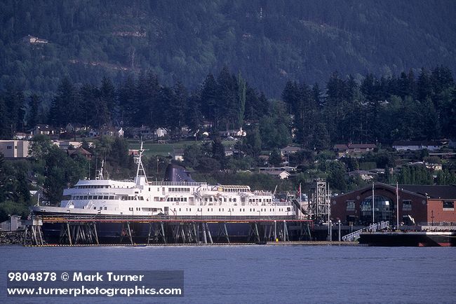 9804878 Alaska Ferry 'Matanuska' at Fairhaven terminal. Bellingham, WA. © Mark Turner