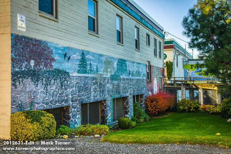 Mural on Ferndale Carnation Condensary wall. Ferndale, WA. © Mark Turner [2012631]