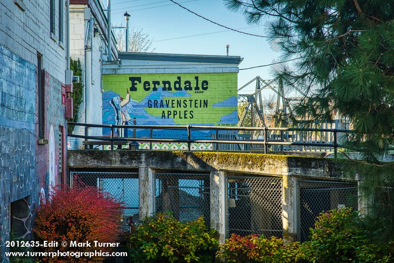 Mural on Ferndale Carnation Condensary wall. Ferndale, WA. © Mark Turner [2012635]