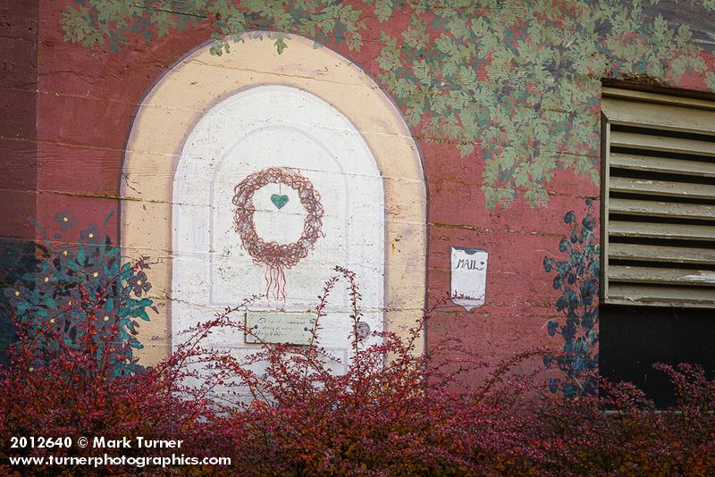 Mural on Ferndale Carnation Condensary wall. Ferndale, WA. © Mark Turner [2012640]