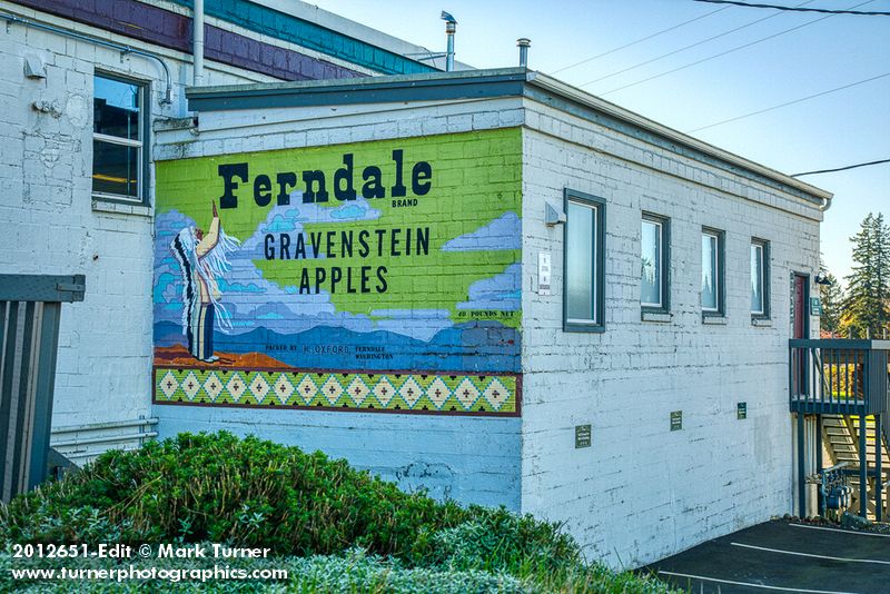 Mural on Ferndale Carnation Condensary wall. Ferndale, WA. © Mark Turner [2012651]