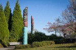 Totem poles at Riverwalk Park by House of Tears Carvers. Ferndale, WA. © Mark Turner [2012667]