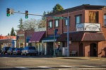 Ferndale Main Street between First & Second Avenues. Ferndale, WA. © Mark Turner [2012691]