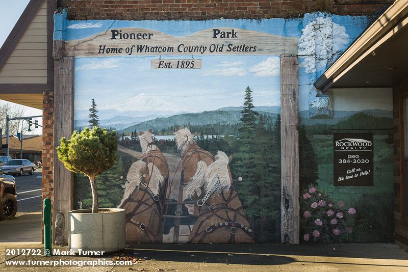 Pioneer Park mural. Ferndale, WA. © Mark Turner [2012722]