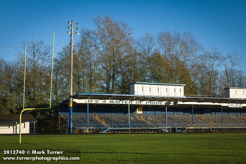 Ferndale High School athletic field. Ferndale, WA. © Mark Turner [2012740]