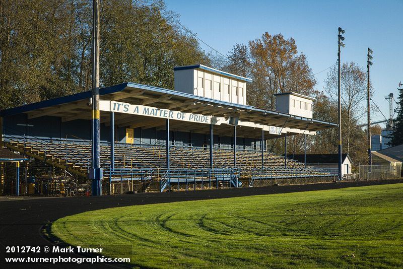 Ferndale High School athletic field. Ferndale, WA. © Mark Turner [2012742]