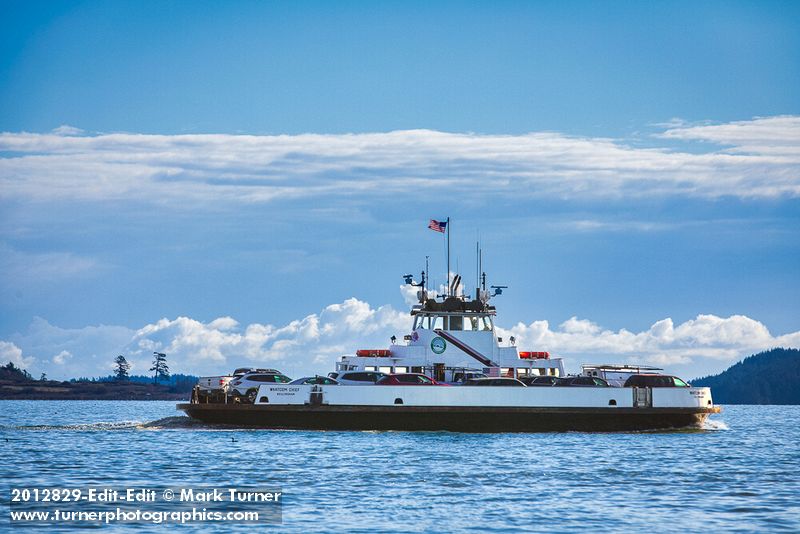 Whatcom Chief ferry. Gooseberry Point, Ferndale, WA. © Mark Turner [2012829]