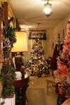 0910514 Snowman Christmas tree in entrance hall. Mary Etta Foster, Ferndale, WA. © Mark Turner