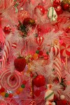 0910560 Gingerbread & Candy Christmas tree ornaments detail. Mary Etta Foster, Ferndale, WA. © Mark Turner