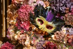 0910588 Feather mask on Hydrangea Christmas tree. Mary Etta Foster, Ferndale, WA. © Mark Turner