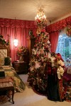 0911179 Victorian Christmas tree in bedroom. Mary Etta Foster, Ferndale, WA. &copy; Mark Turner