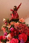 0911251 Angel atop Rose Christmas tree. Mary Etta Foster, Ferndale, WA. &copy; Mark Turner