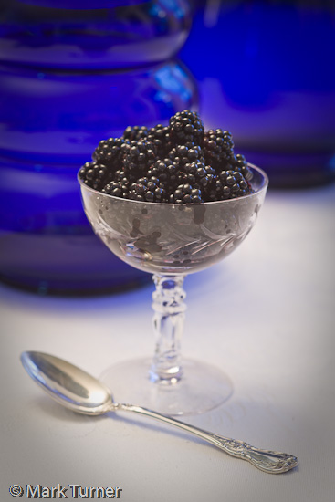 Dish of Blackberries
