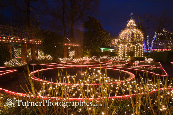Holiday Lights at Park & Tilford Garden