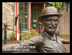 'Dirty Dan Harris' sculpture