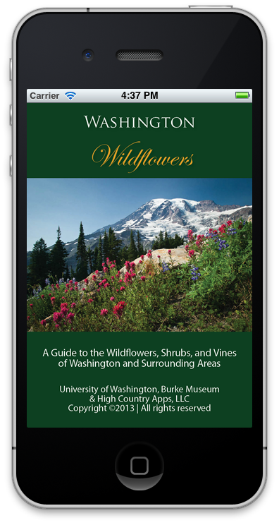 Washington Wildflowers Smartphone App