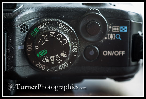 Canon G12 exposure mode and ISO dials