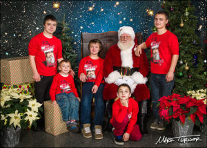 Visiting with Santa