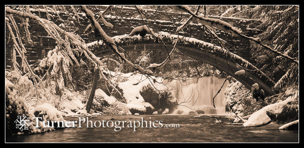 Whatcom Falls, winter