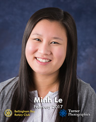 Minh Le, Squalicum High School February Student of the Month. Bellingham, WA. © 2017 Mark Turner Minh Le