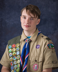 Sawyer Stone Eagle Scout portrait. Bellingham, WA. © 2017 Mark Turner