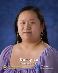 Cassie La, October 2022 Squalicum High School Student of the Month
