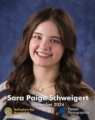 Sara Paige Schweigert, September Squalicum High School student of the month