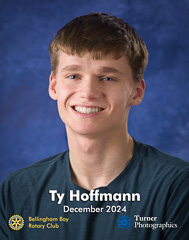 Ty Hoffmann, Squalicum High School December student of the mont